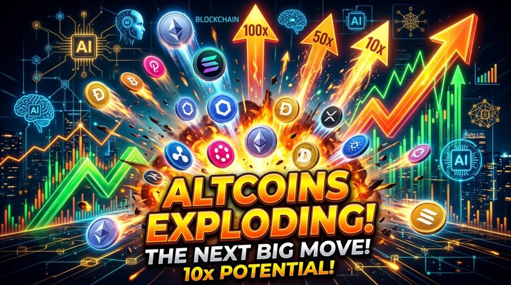 best altcoins for 2026, crypto bull run 2026, 10x altcoins, AI crypto coins, DePIN crypto, RWA tokens, low cap crypto gems